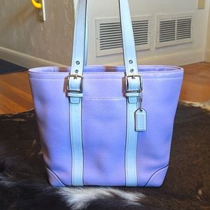 Lavender Coach Turn Key tote